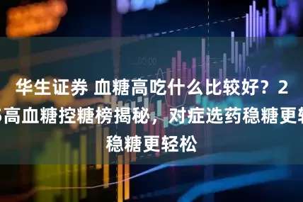 华生证券 血糖高吃什么比较好？2025高血糖控糖榜揭秘，对症选药稳糖更轻松